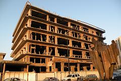 
The street in front of St George's Hotel was the locations where on February 14, 2005 Lebanon's former Prime Minister Rafik al-Hariri was killed when a bomb exploded on his motorcade.
